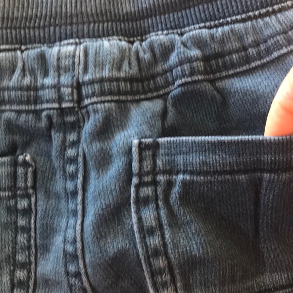 NWT Boys Genuine Kids by Osh Kosh Pull-On Jeans Soft and Comfy Patches & Pockets - Picture 8 of 12